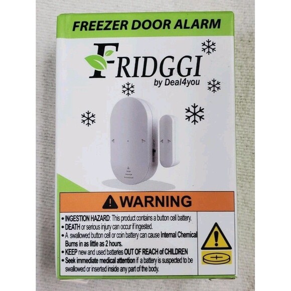 New Fridggi Door Alarm with 60 Second Refrigerator & Fridge Door Alarm Chime - Picture 1 of 2